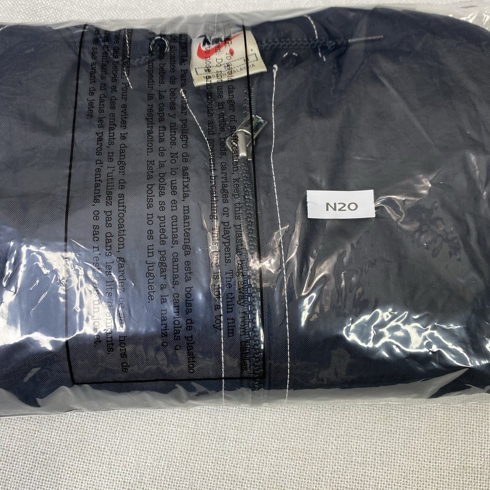 Vintage‎ Nike Jacket Men Sz M Hooded Windbreaker Big Logo Oversized Baggy Y2K - Picture 15 of 15